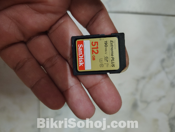 512 GB  Memory Card